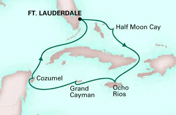 7 Night Cruise Itinerary